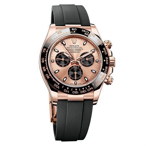 rolex daytona rose gold rubber strap price|Rolex daytona rubber strap replacement.